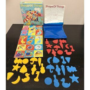Discovery Toys Shape Of Things Vintage Game 1990 Grab Bag Shape Lotto Game 3+